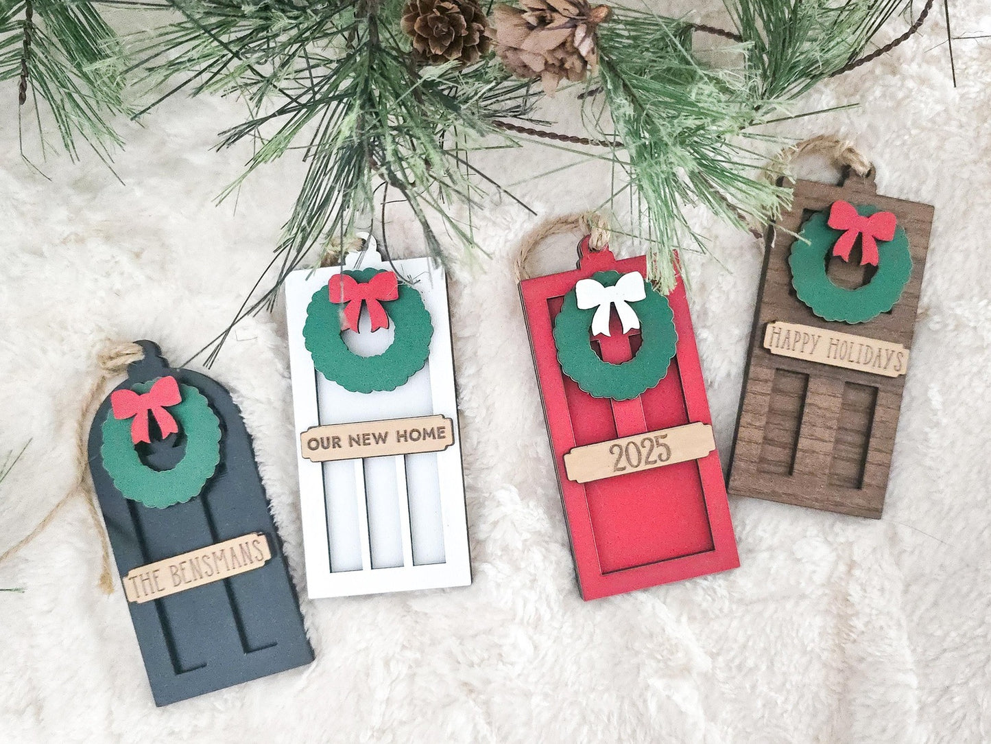 Personalized Christmas Door Ornament