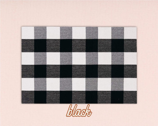 Buffalo Check Woven Layering Rug