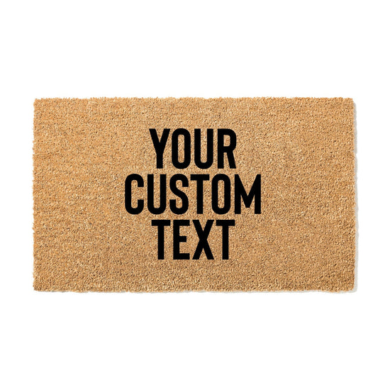 Custom Text Doormat