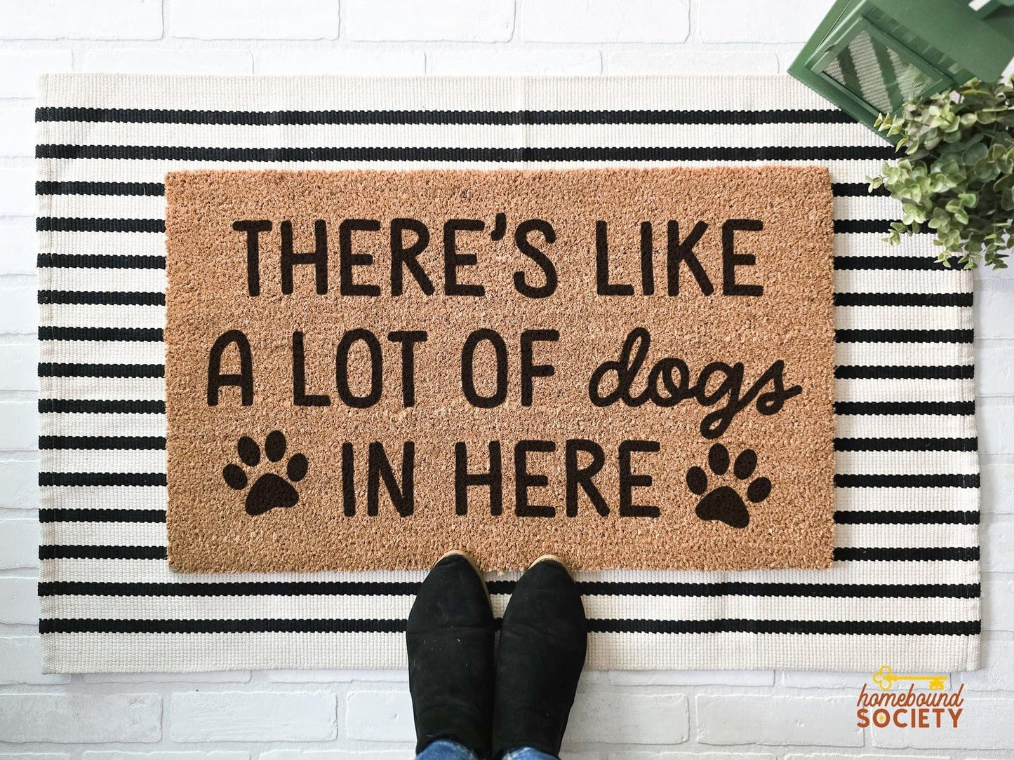 A Lot of Dogs Funny Doormat - Homebound Society