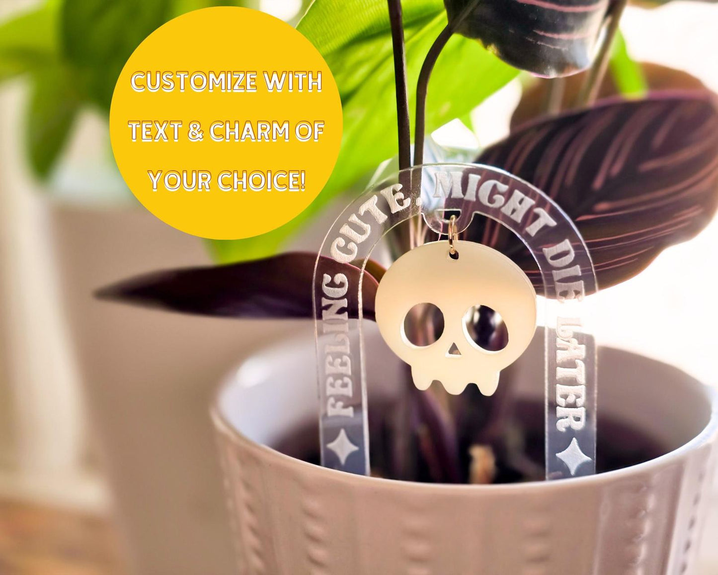 Custom Acrylic Plant Stakes - Homebound Society