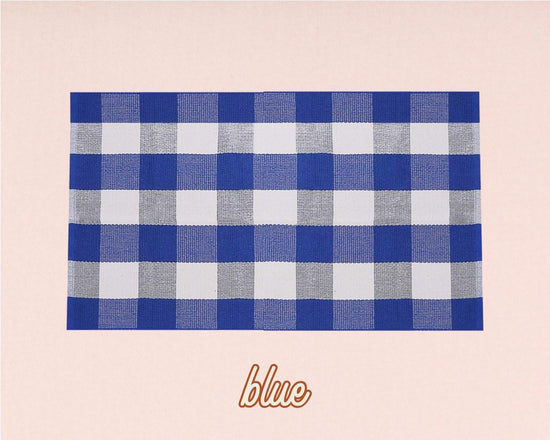 Buffalo Check Woven Layering Rug