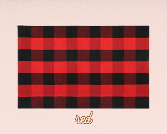 Buffalo Check Woven Layering Rug