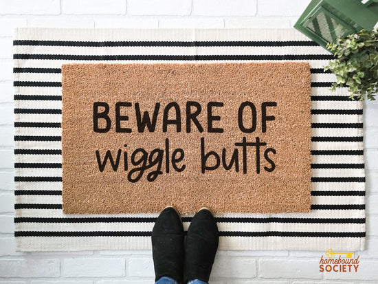 Beware of Wiggle Butts Doormat