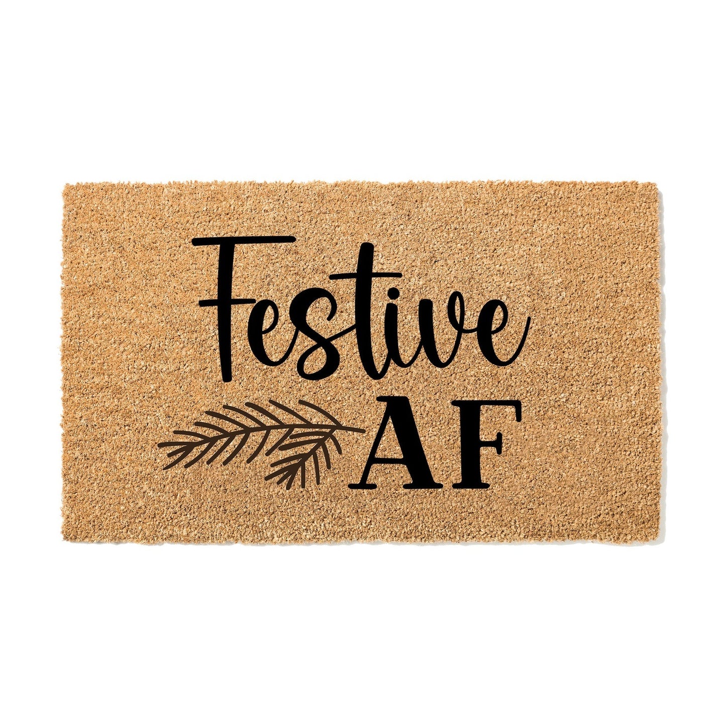 Festive AF Holiday Doormat