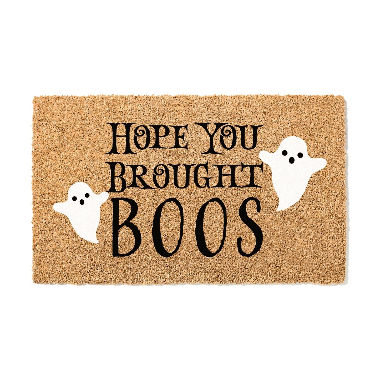 Hope You Brought Boos Ghost Doormat