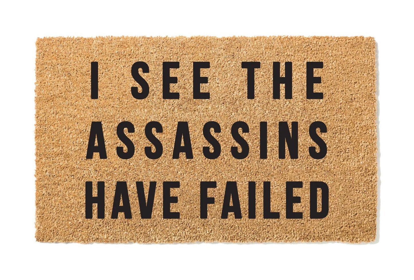 I See the Assassins Have Failed Doormat - Homebound Society