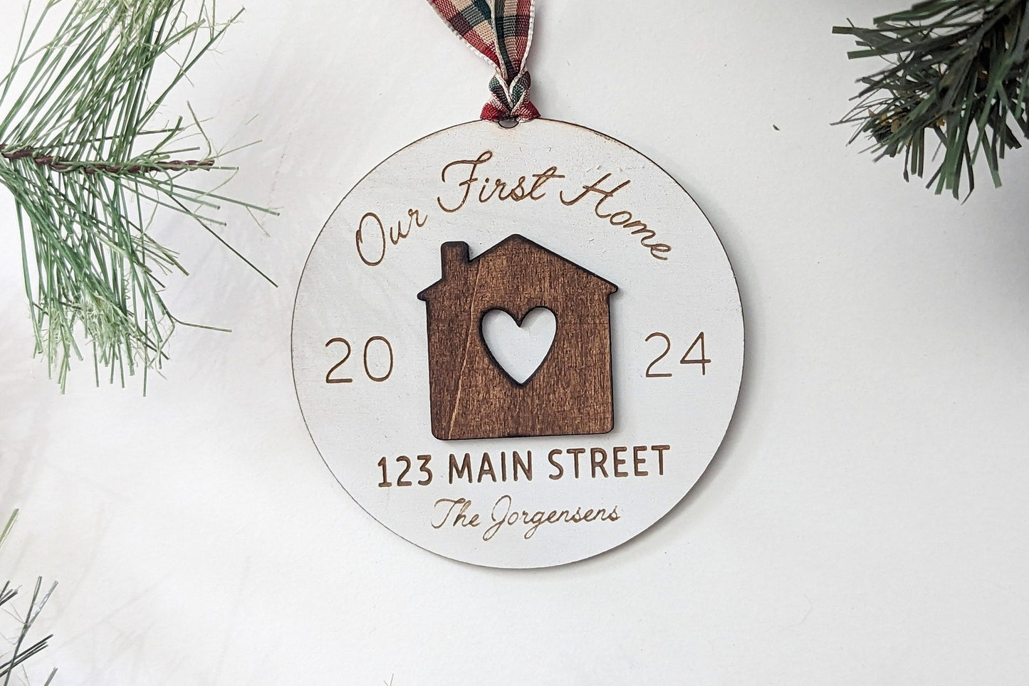 Personalized First Home Holiday Ornament