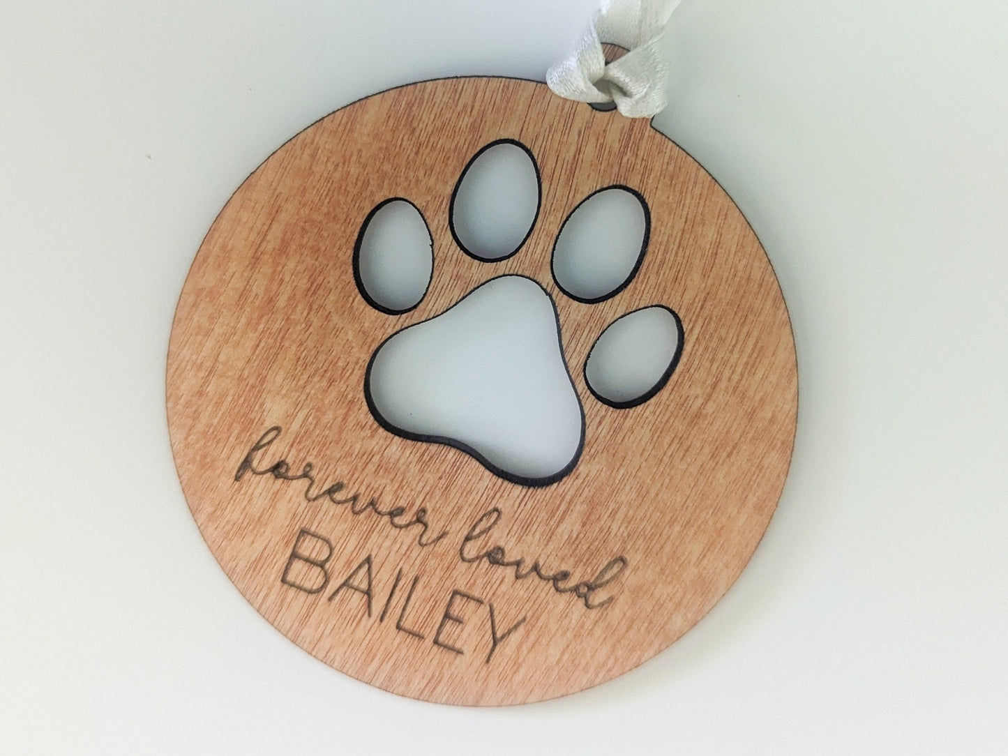 Personalized Pet Memorial Holiday Ornament