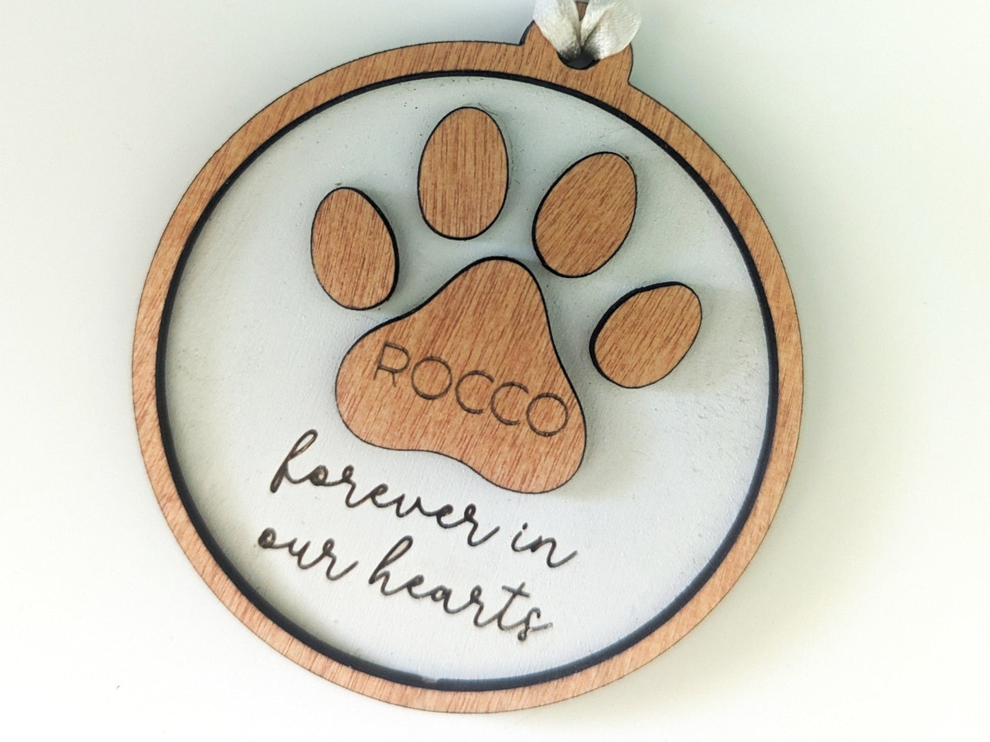 Personalized Pet Memorial Holiday Ornament