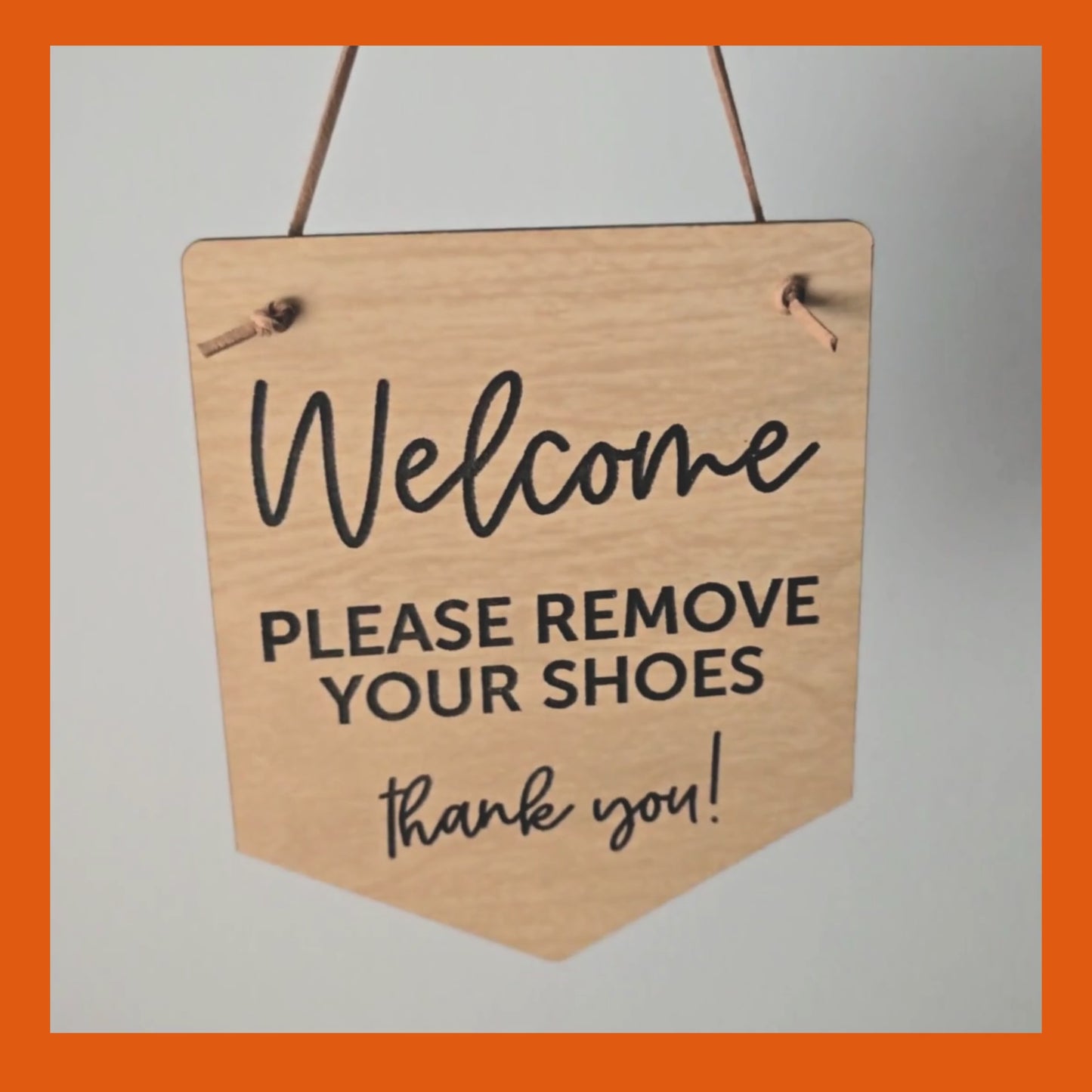 Working From Home Do Not Ring the Doorbell Door Hanger Sign