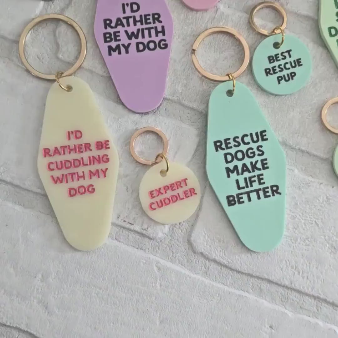 Keychain and Pet Tag Set
