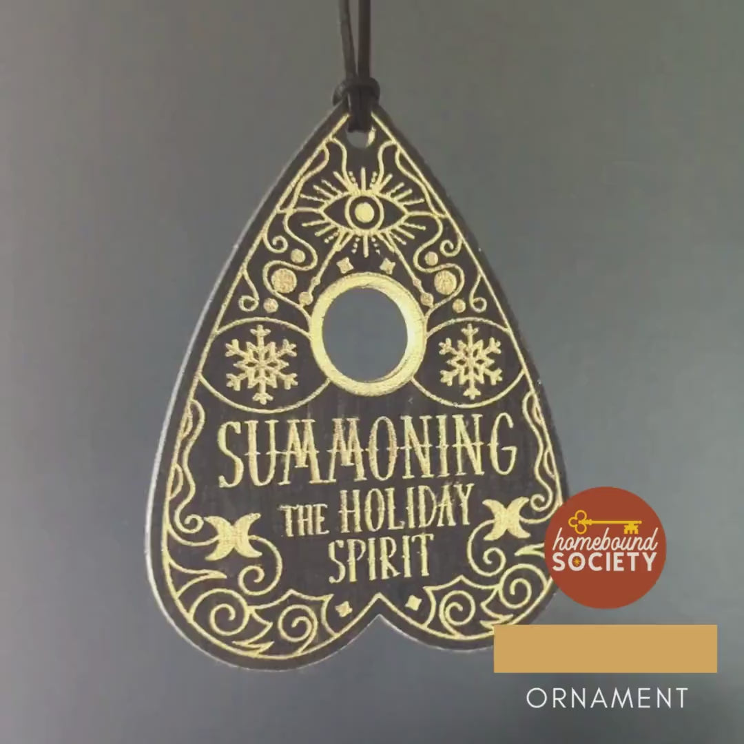 Load and play video in Gallery viewer, Summoning the Holiday Spirit Holiday Ornament
