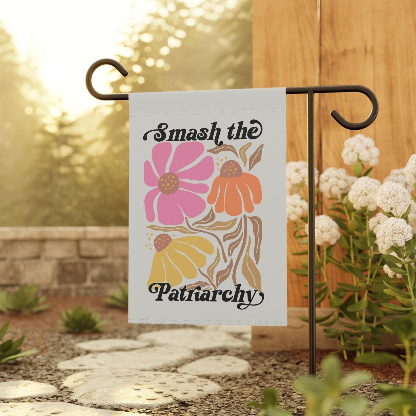 Smash the Patriarchy Garden and Garden Flag - Homebound Society