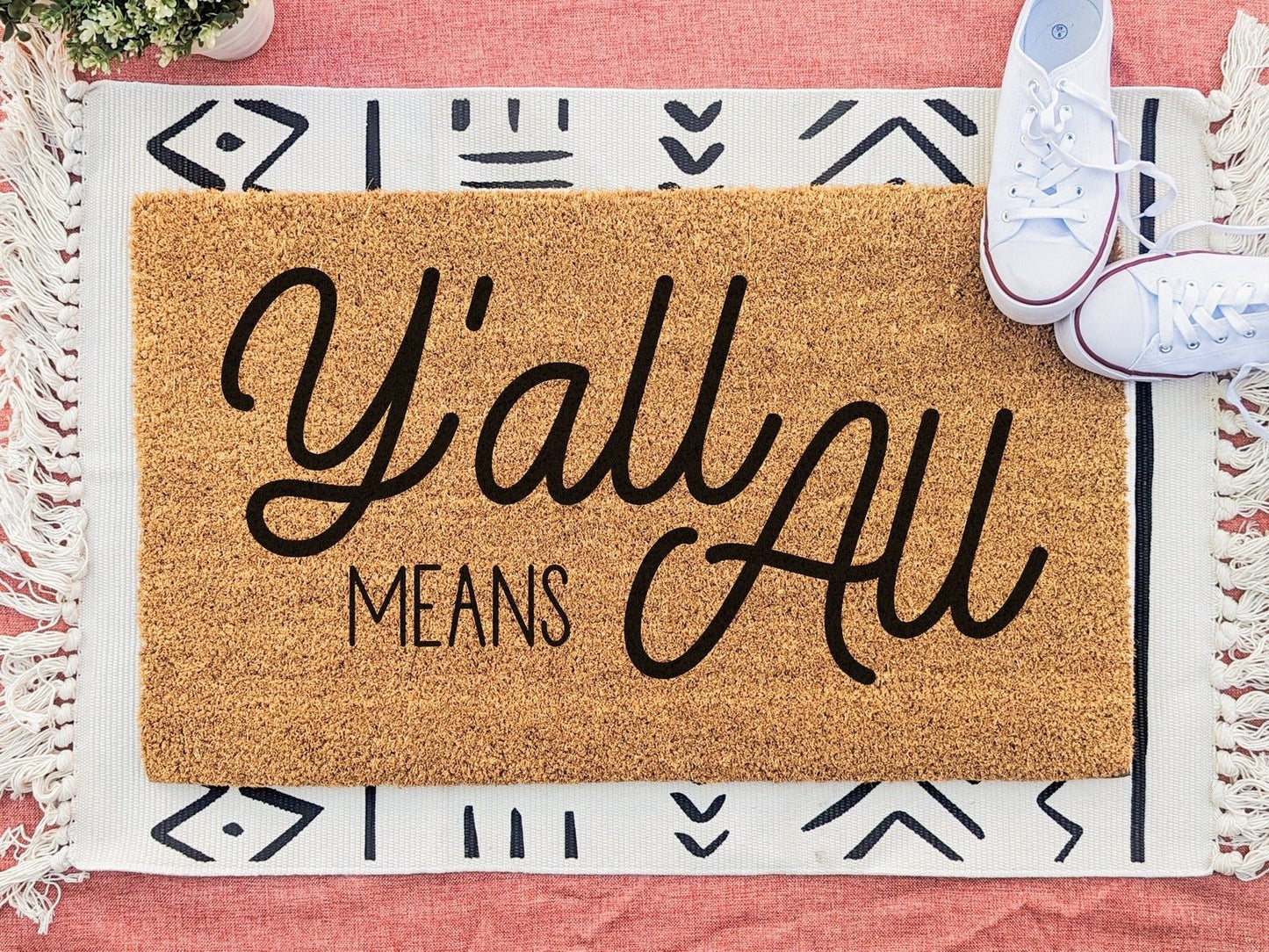 Y'all Means All Doormat - Homebound Society