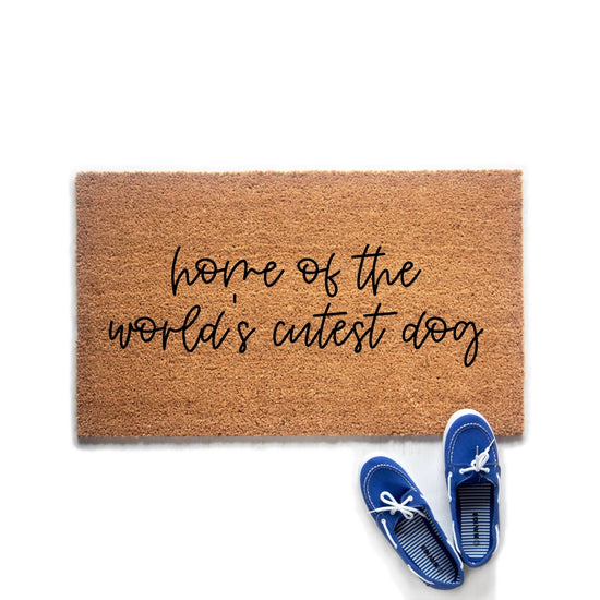 Home of the World's Cutest Dog Doormat