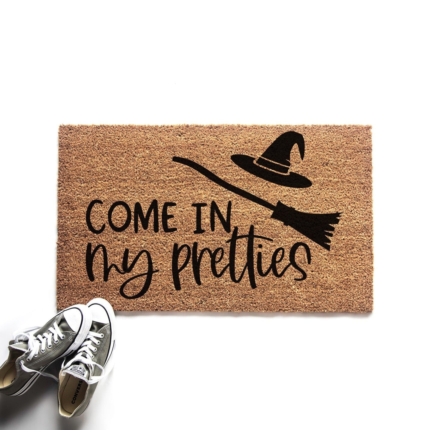 Come in My Pretties Halloween Witch Doormat