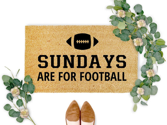 Sundays Are For Football Doormat