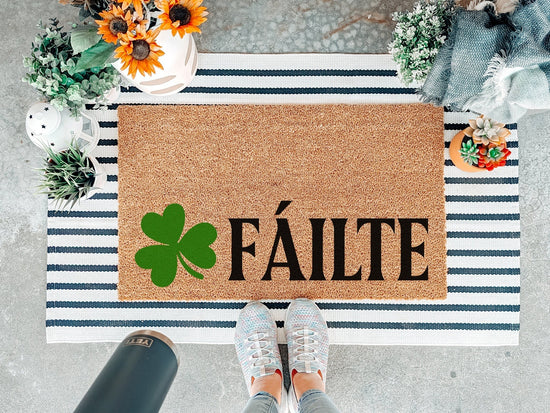 Fáilte Irish Gaelic Doormat