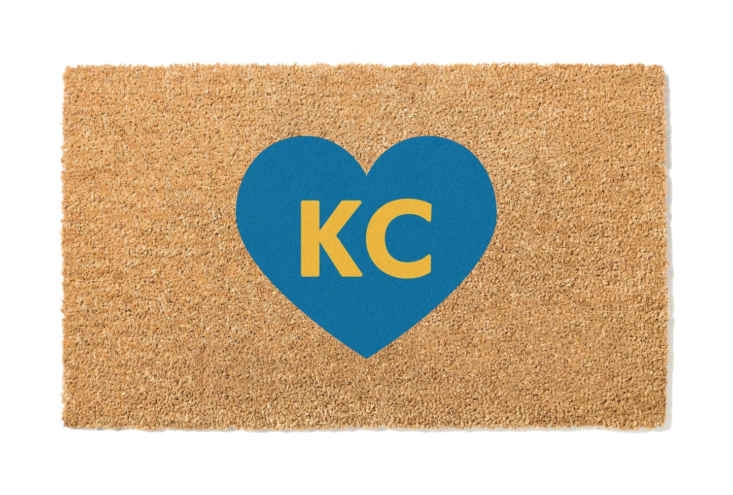 Kansas City Heart Royals Baseball Doormat