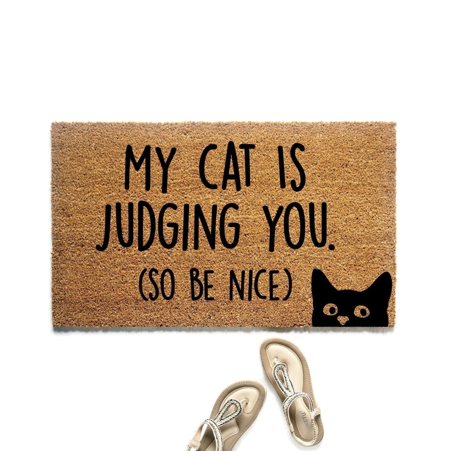 My Cat is Judging You Doormat